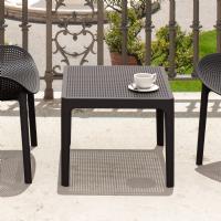 Sky Outdoor Side Table Black ISP109-BLA - 3