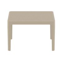 Sky Outdoor Side Table Taupe ISP109-DVR - 1