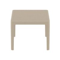 Sky Outdoor Side Table Taupe ISP109-DVR - 2