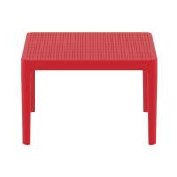 Sky Outdoor Side Table Red ISP109-RED - 1