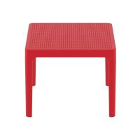 Sky Outdoor Side Table Red ISP109-RED - 2