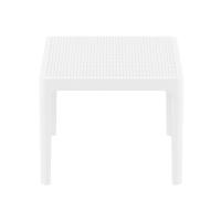 Sky Outdoor Side Table White ISP109-WHI - 2