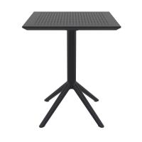Sky Square Folding Table 24 inch Black ISP114-BLA - 2