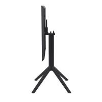 Sky Square Folding Table 24 inch Black ISP114-BLA - 8