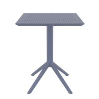 Sky Square Folding Table 24 inch Dark Gray ISP114-DGR - 3