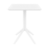 Sky Square Folding Table 24 inch White ISP114-WHI - 3