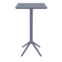 Sky Square Folding Bar Table 24 inch Dark Gray ISP116-DGR - 1