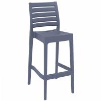 Sky Ares Square Bar Set with 2 Barstools Dark Gray ISP1161S-DGR - 1