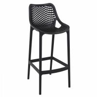 Sky Air Square Bar Set with 2 Barstools Black ISP1162S-BLA - 1