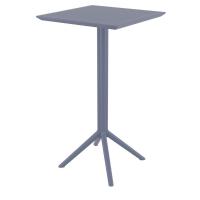 Sky Air Square Bar Set with 2 Barstools Dark Gray ISP1162S-DGR - 2