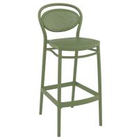 Sky Marcel Square Bar Set with 2 Barstools Olive Green ISP1164S-OLG - 1