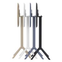 Sky Round Folding Bar Table 24 inch Black ISP122-BLA - 8