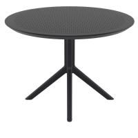 Sky Round Dining Table 42 inch Black ISP124-BLA - 2