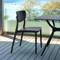 Monna Dining Chair Black ISP127-BLA - 6