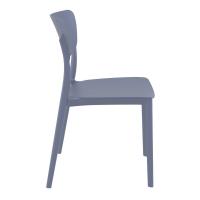 Monna Dining Chair Dark Gray ISP127-DGR - 3