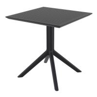 Loft Bistro Set 3 Piece with 27 inch Table Top Black ISP1282S-BLA - 2