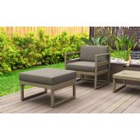 Mykonos Patio Club Chair Silver Gray with Natural Cushion ISP131-SIL-CNA - 23