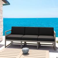 Mykonos Sofa Taupe with Charcoal Cushion ISP1313-DVR-CCH - 2