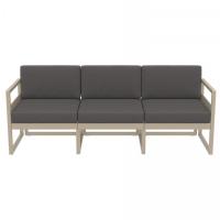 Mykonos Sofa Taupe with Charcoal Cushion ISP1313-DVR-CCH - 4