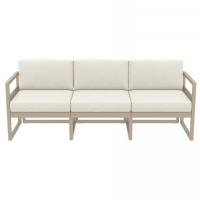 Mykonos Sofa Taupe with Natural Cushion ISP1313-DVR-CNA - 4
