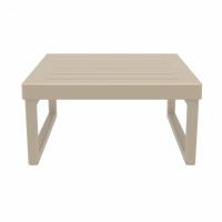 Mykonos Square Coffee Table Taupe ISP137-DVR - 2