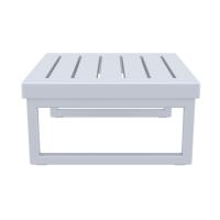 Mykonos Square Coffee Table Silver Gray ISP137-SIL - 1