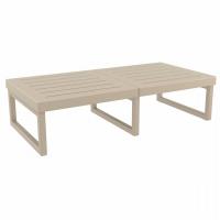 Mykonos Rectangle Coffee Table Taupe ISP138-DVR