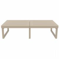 Mykonos Rectangle Coffee Table Taupe ISP138-DVR - 1