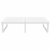 Mykonos Rectangle Coffee Table White ISP138-WHI - 1