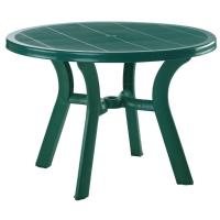 Truva Resin Round Dining Table 42 inch - Dark Green ISP146-GRE