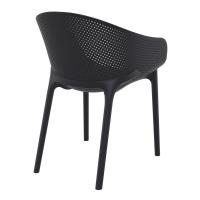 Sky Pro Stacking Dining Chair Black ISP151-BLA - 2