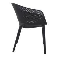 Sky Pro Stacking Dining Chair Black ISP151-BLA - 2