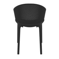 Sky Pro Stacking Dining Chair Black ISP151-BLA - 5