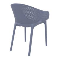 Sky Pro Stacking Dining Chair Dark Gray ISP151-DGR - 1