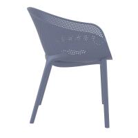 Sky Pro Stacking Dining Chair Dark Gray ISP151-DGR - 3