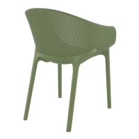 Sky Pro Stacking Dining Chair Olive Green ISP151-OLG - 1