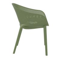 Sky Pro Stacking Dining Chair Olive Green ISP151-OLG - 7