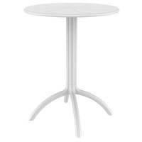 Octopus Outdoor Dining Table 24 inch Round White ISP160-WHI