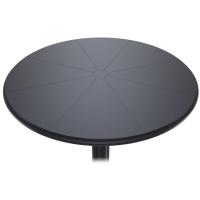 Octopus Bar Table 24 inch Round Taupe ISP161-DVR - 2
