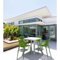 Ares Resin Outdoor Table 31 inch Square White ISP164-WHI - 16