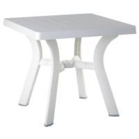 Viva Resin Square Dining Table 31 inch ISP168-WHI