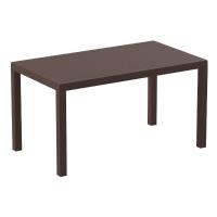 Ares Rectangle Outdoor Table 55 inch Brown ISP186-BRW