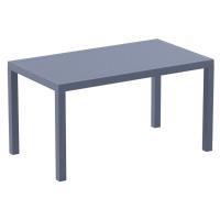 Ares Rectangle Outdoor Table 55 inch Dark Gray ISP186-DGR