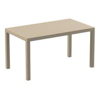 Ares Rectangle Outdoor Table 55 inch Taupe ISP186-DVR