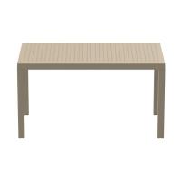 Ares Rectangle Outdoor Table 55 inch Taupe ISP186-DVR - 1