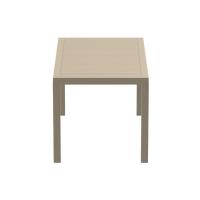 Ares Rectangle Outdoor Table 55 inch Taupe ISP186-DVR - 2