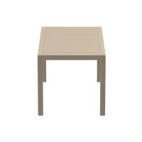 Ares Rectangle Outdoor Table 55 inch Taupe ISP186-DVR - 2