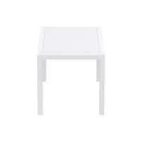 Ares Rectangle Outdoor Table 55 inch White ISP186-WHI - 2