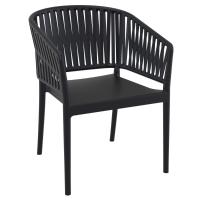 Portofino Armchair Black ISP212-BLA