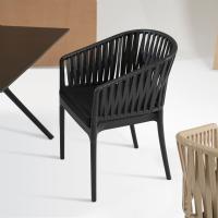 Portofino Armchair Black ISP212-BLA - 1